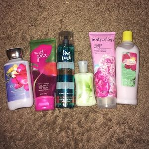 Body spray and lotion